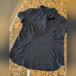 Lululemon Black Polo
